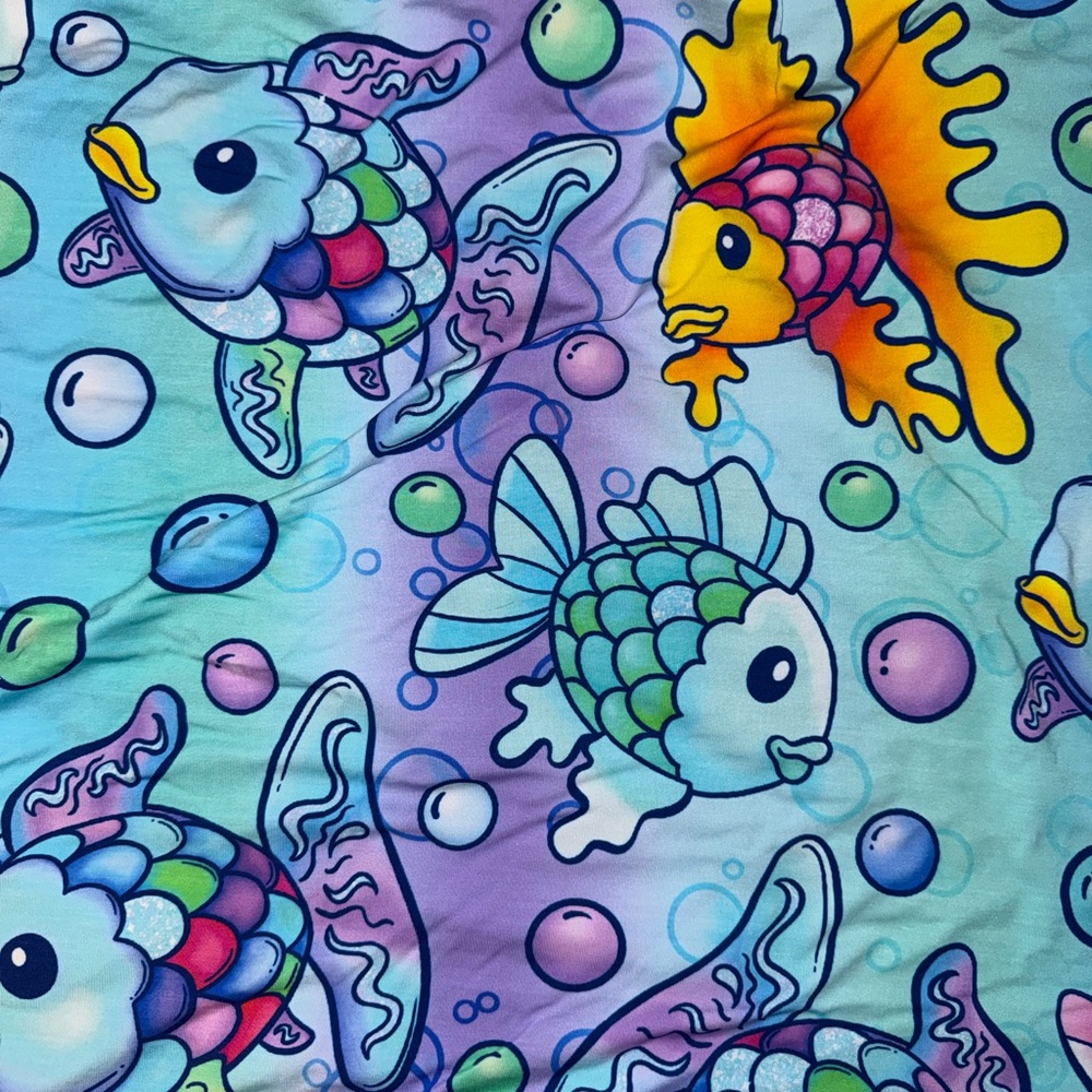 Rainbow Fish Throw 60x45